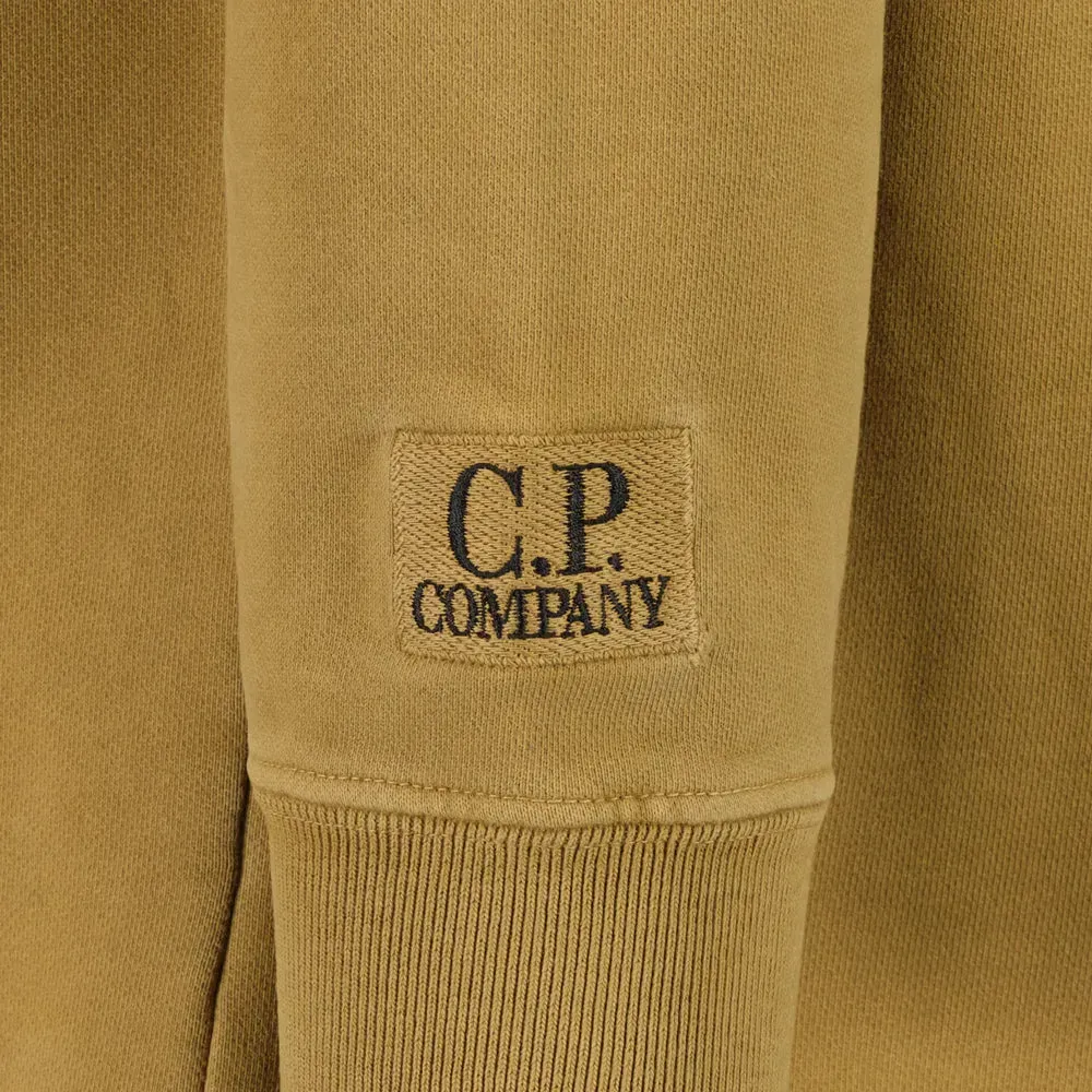Кофта чоловіча Cp Company Brown Fleece Blend Sweater (13CMSS264A)