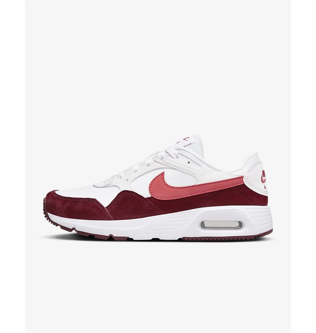 Кросівки жіночі Nike Air Max Sc White/Bordo FJ3242-100