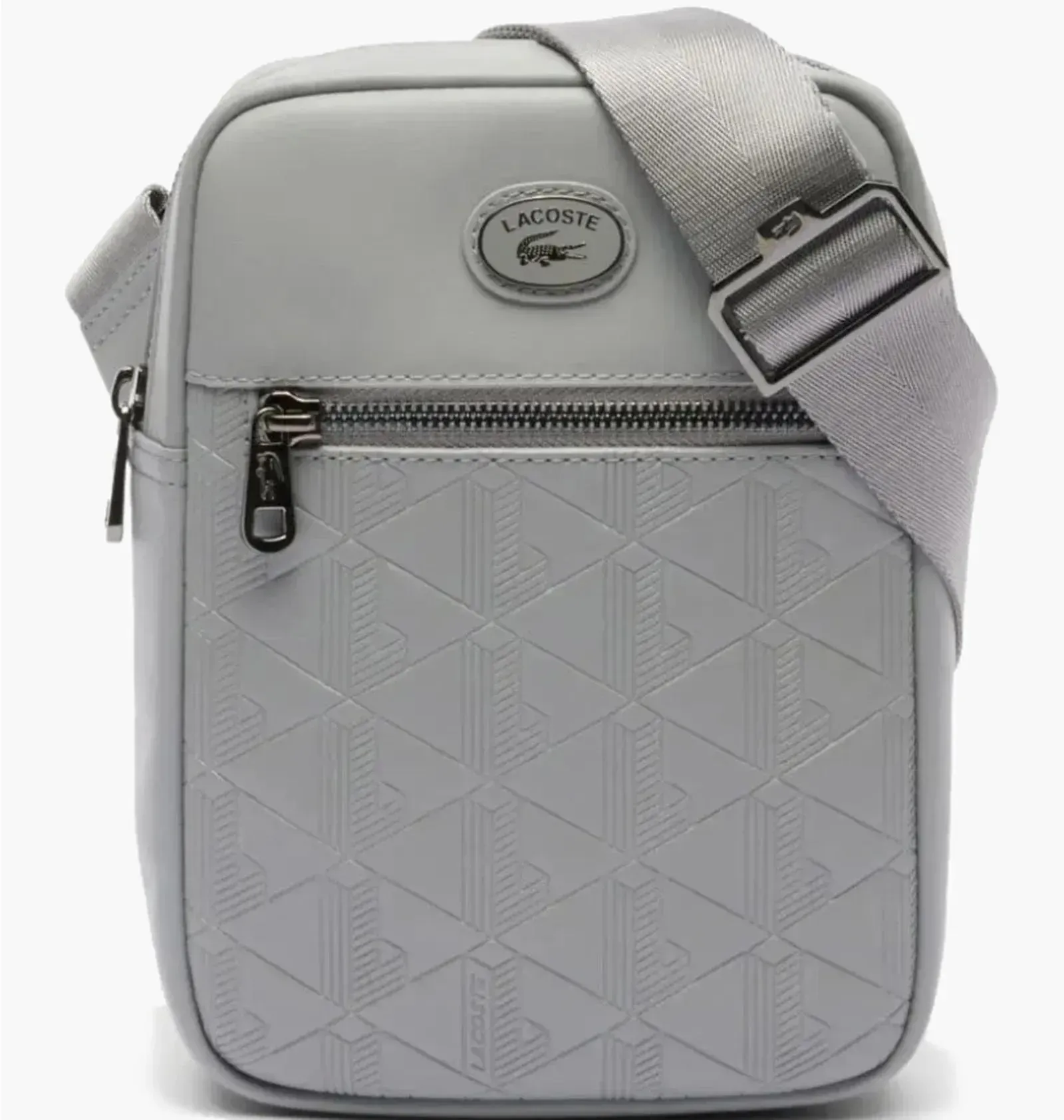 Сумка через плече Lacoste Monogram Grey (NH4486MR.Q81)