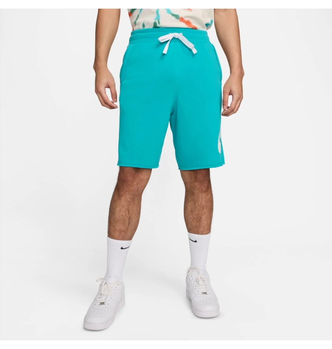Шорти чоловічі Nike Club Alumni Graphic French Terry Shorts Blue DX0502-345
