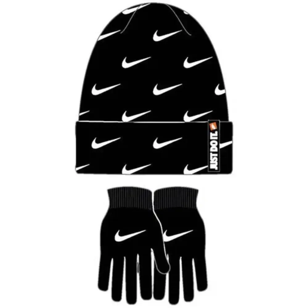 Шапка Nike Swoosh Repeat Beanie Set (9A2988-023)