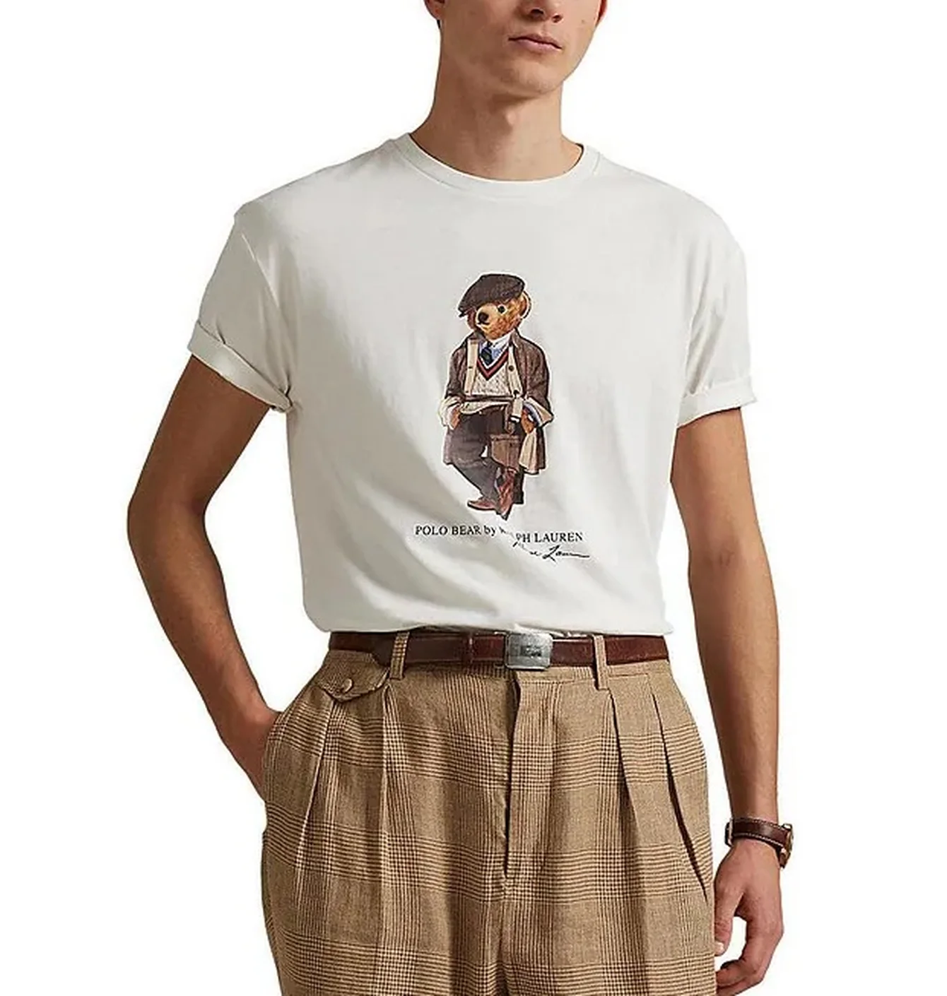 Футболка чоловіча Polo Ralph Lauren Bear White 710980310001