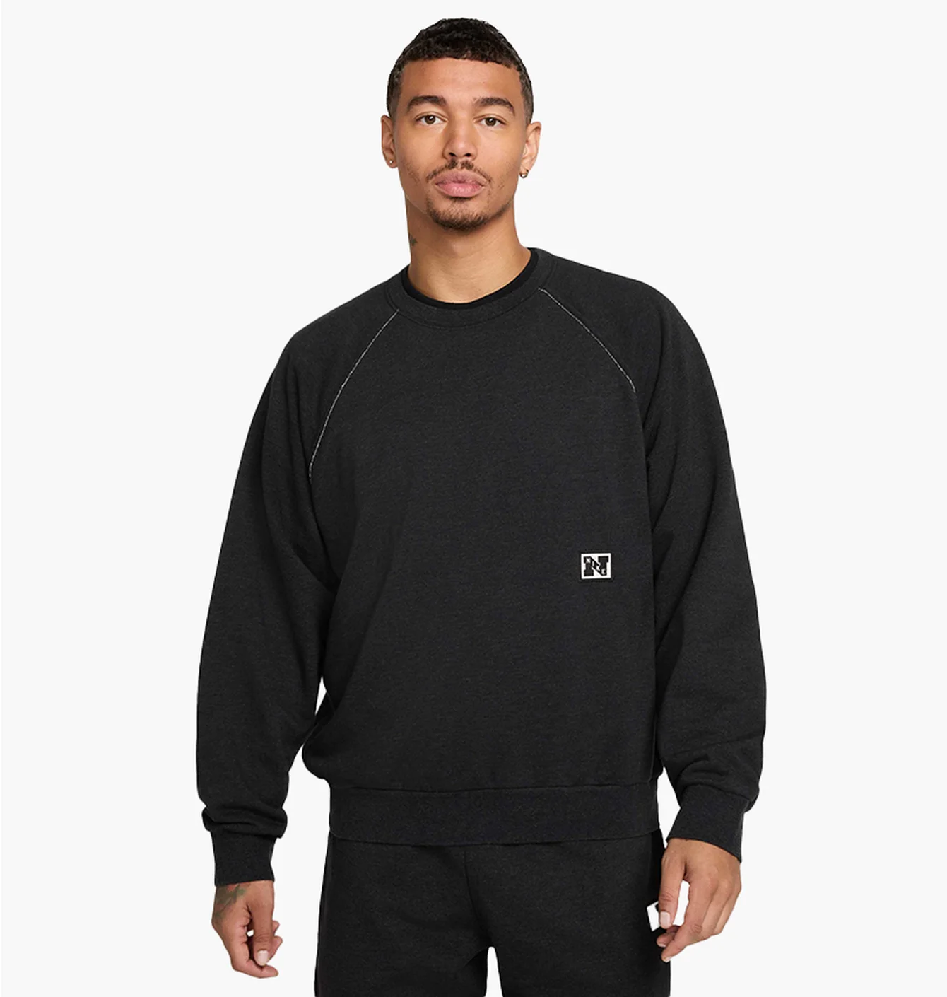 Світшот чоловічий Nike Df Heritage Fleece Black HJ3136-010