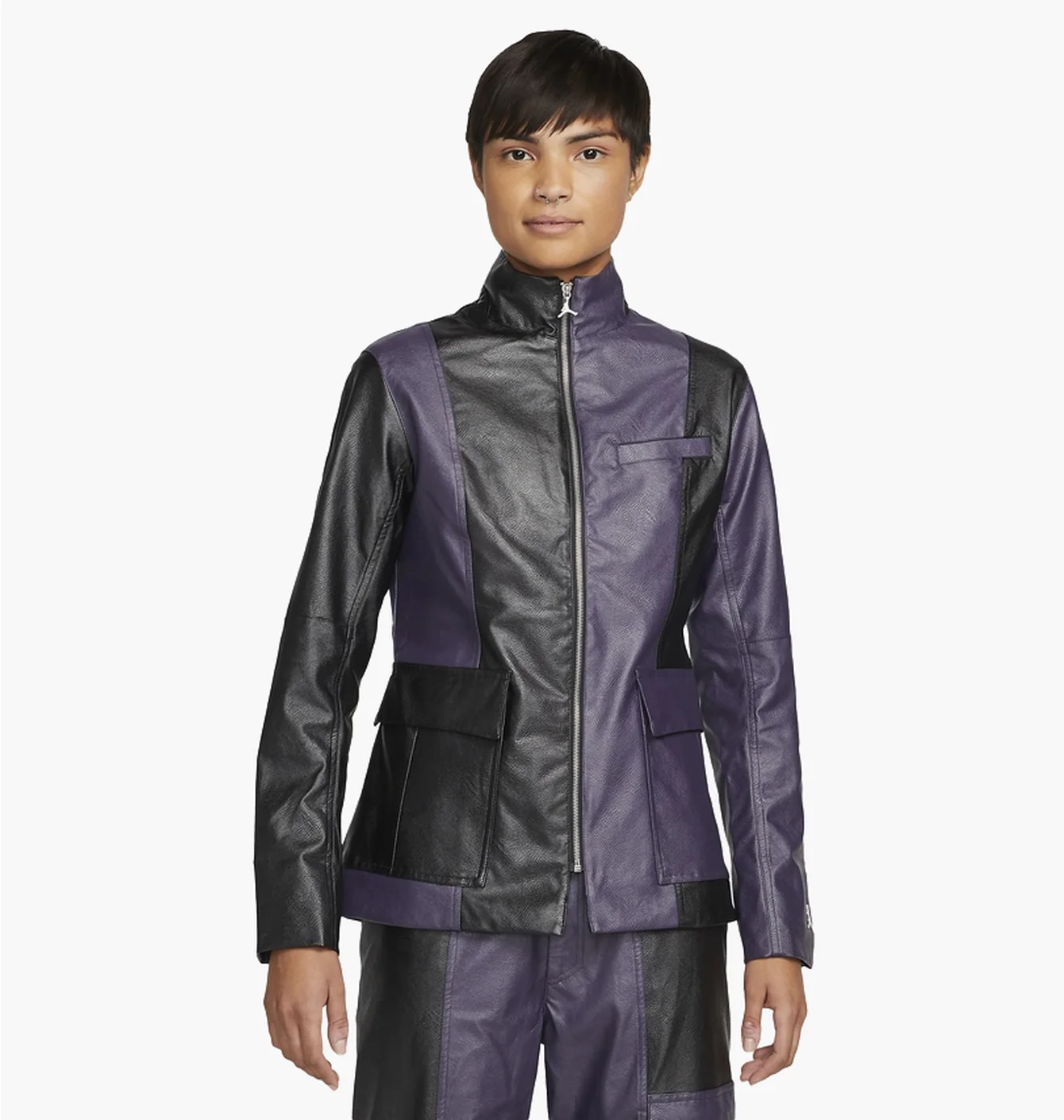 Куртка жіноча Air Jordan Womens Top Violet/Black Dj2716-010