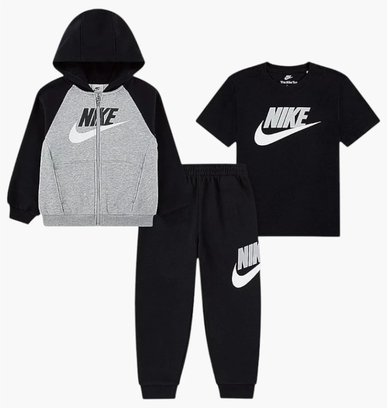 Спортивний костюм дитячий Nike Kids Nkn Color Blocked Hbr Jogger S Black/Grey 86N341-023