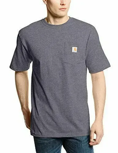 Футболка чоловіча Carhartt Gray Workwear Short Sleeve T-Shirt (K87-CRH)