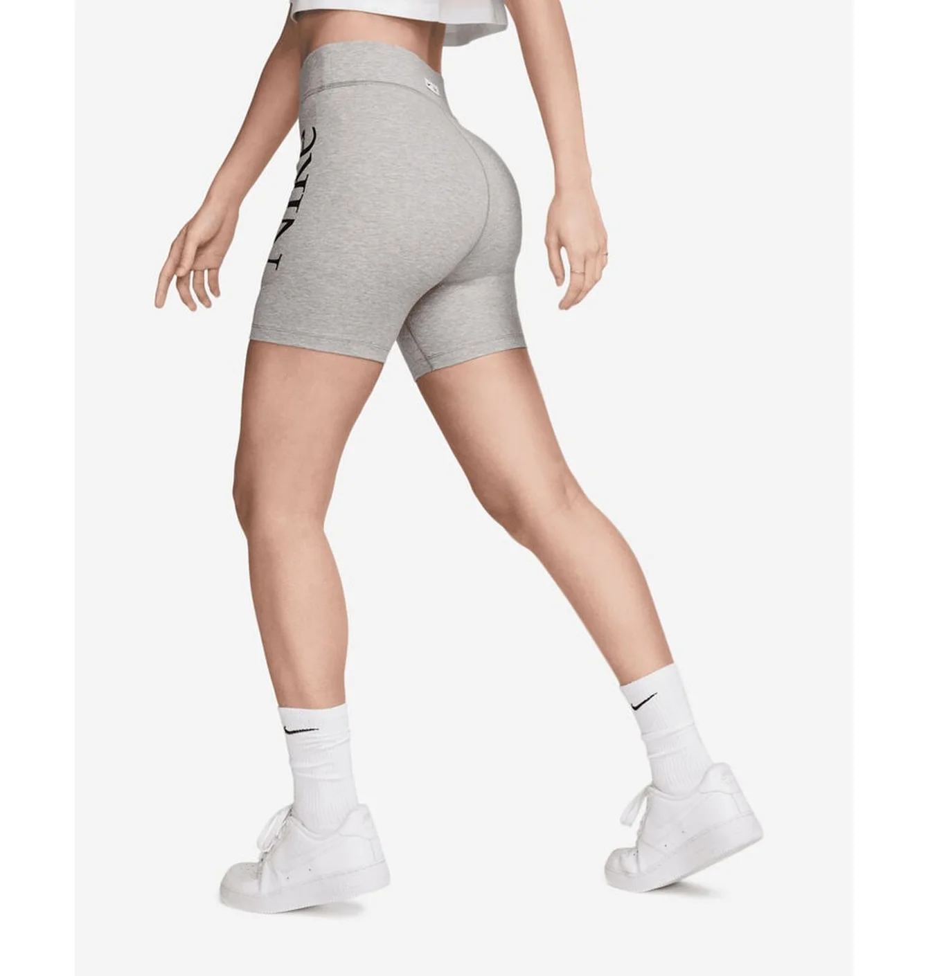Шорти жіночі Nike Sportswear Classic High-Waisted Grey FN3637-019