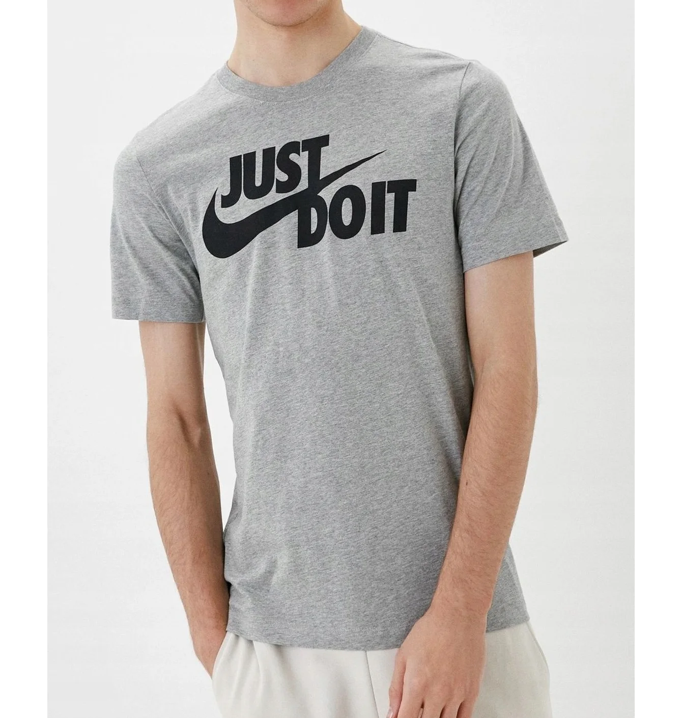 Футболка чоловіча Nike M Tee Grey DX1989-063