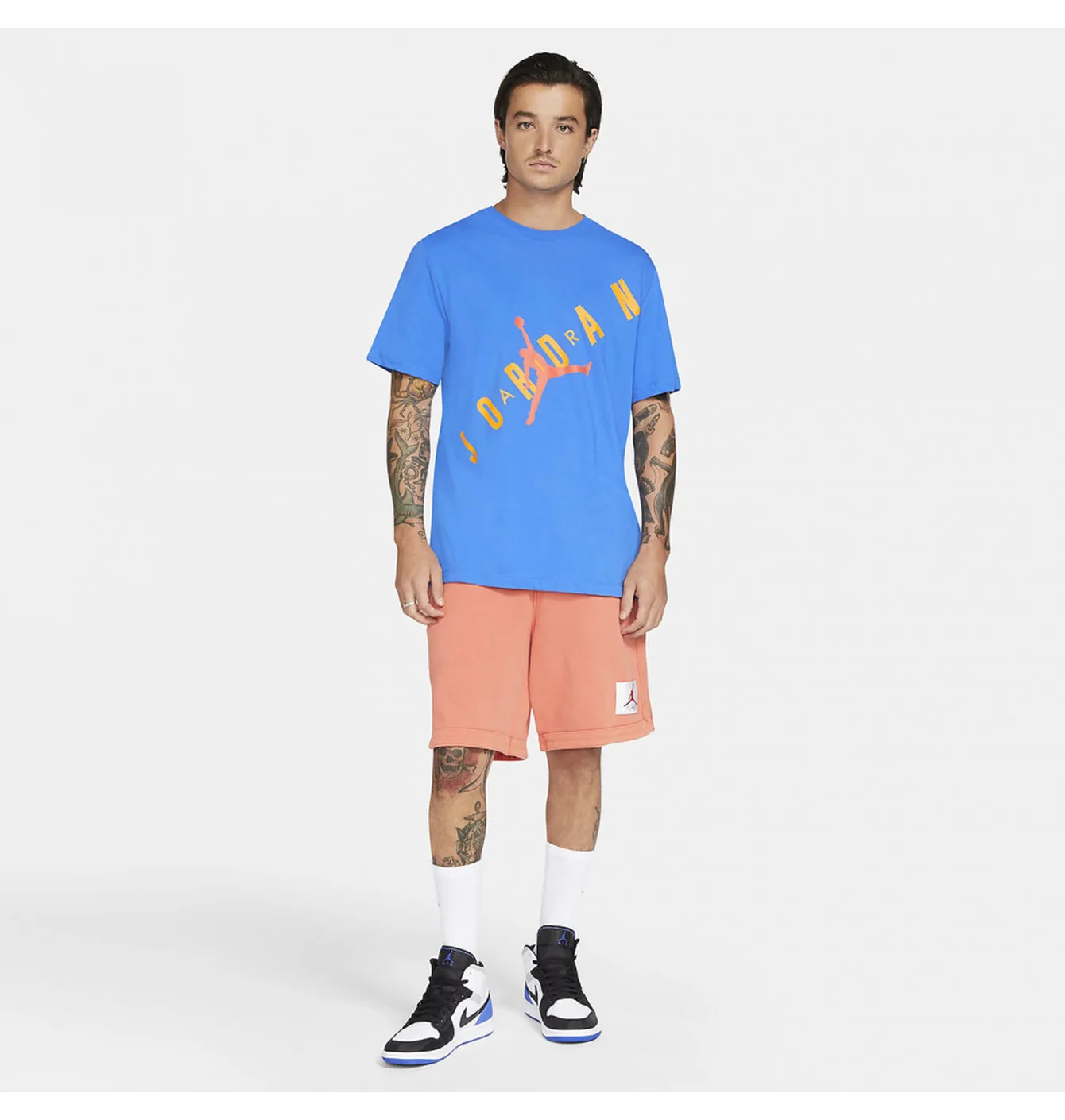 Футболка чоловіча Air Jordan M J Hbr Stretch Ss Crew Blue Da1894-403