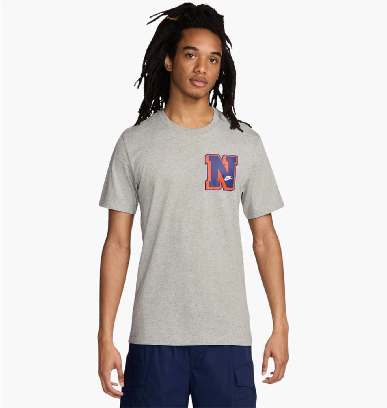 Футболка чоловіча Nike M Nsw Tee Club Ssnl Lbr Grey FV3772-063