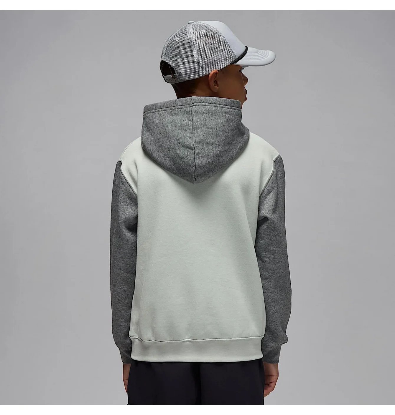 Худі дитяче Air Jordan Brooklyn Fleece Po Hoodie Grey 95F116-F40