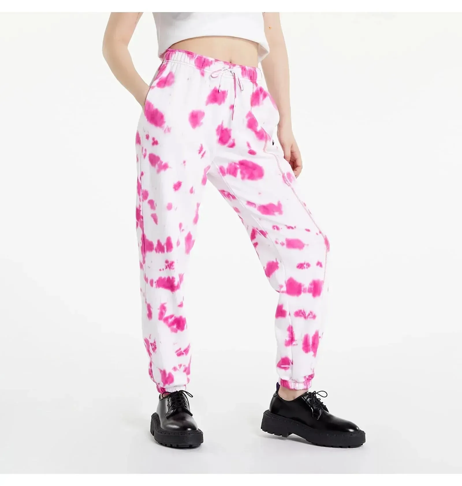 Спортивний костюм жіночий Nike Sportswear Oversized Fleece Pink (DM6357-621__DM6363-621)
