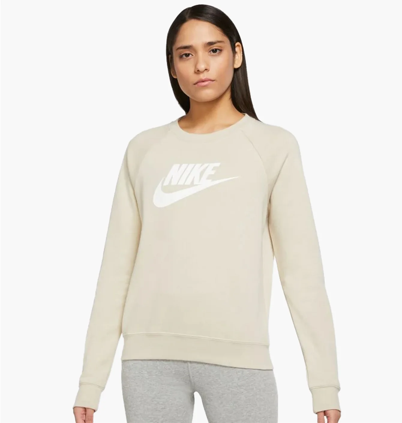 Світшот жіночий Nike Swoosh Sweatshirt Beige BV4112-206