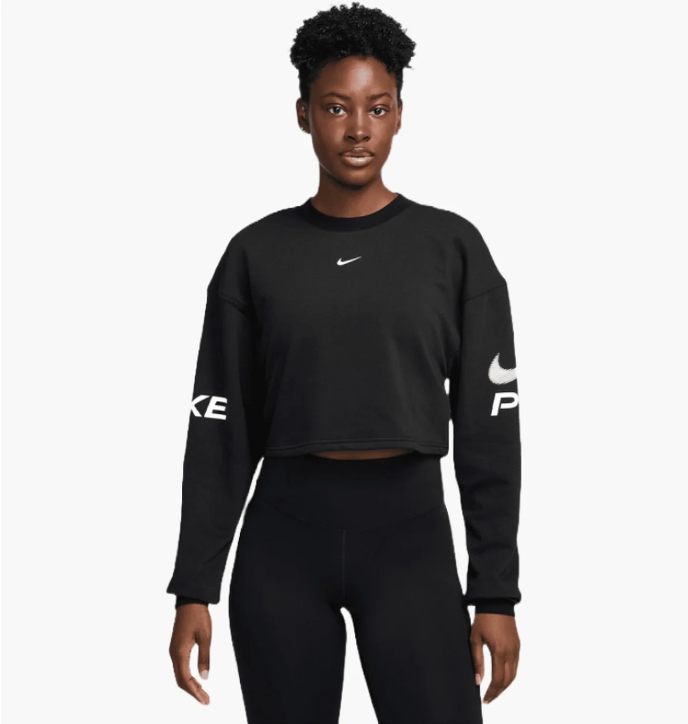 Світшот жіночий Nike Flc Crew Tt Hrx Black HV3591-010