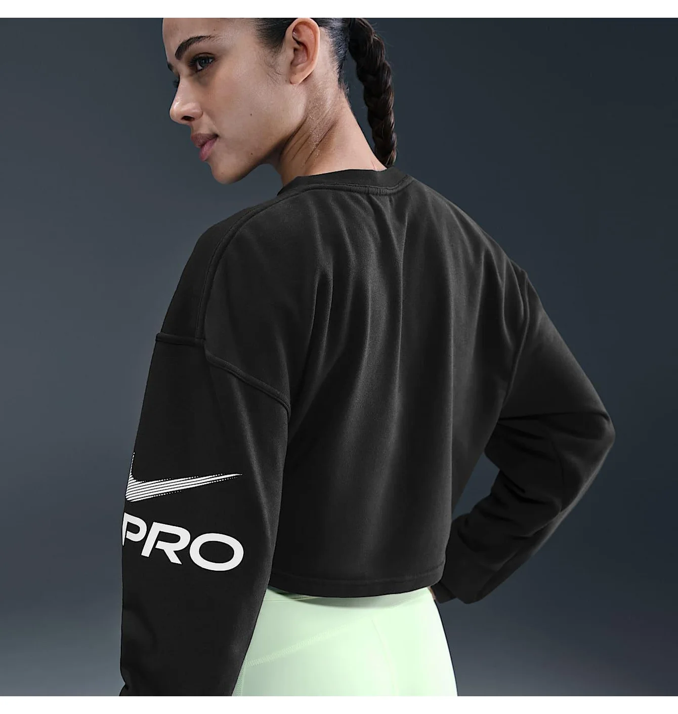 Світшот жіночий Nike Flc Crew Tt Hrx Black HV3591-010