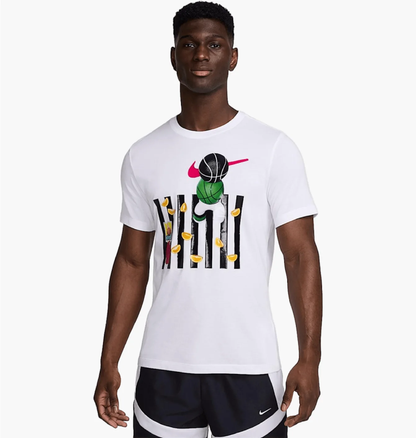 Футболка чоловіча Nike Basketball Dri-Fit White HQ0023-100