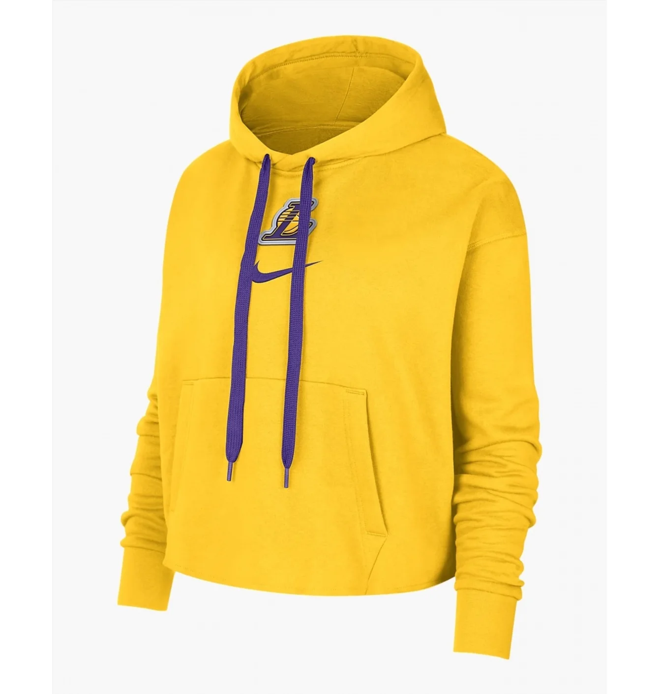 Худі жіноче Nike Los Angeles Lakers Courtside Yellow Dn4735-728