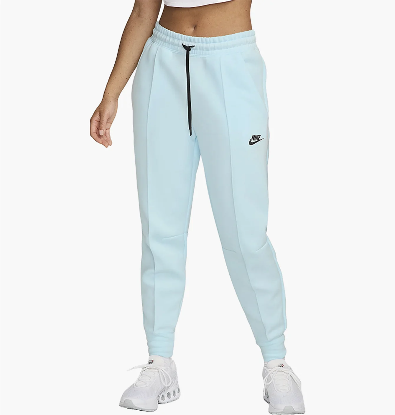 Штани жіночі Nike Sportswear Tech Fleece Mid-Rise Joggers Light Blue FB8330-474