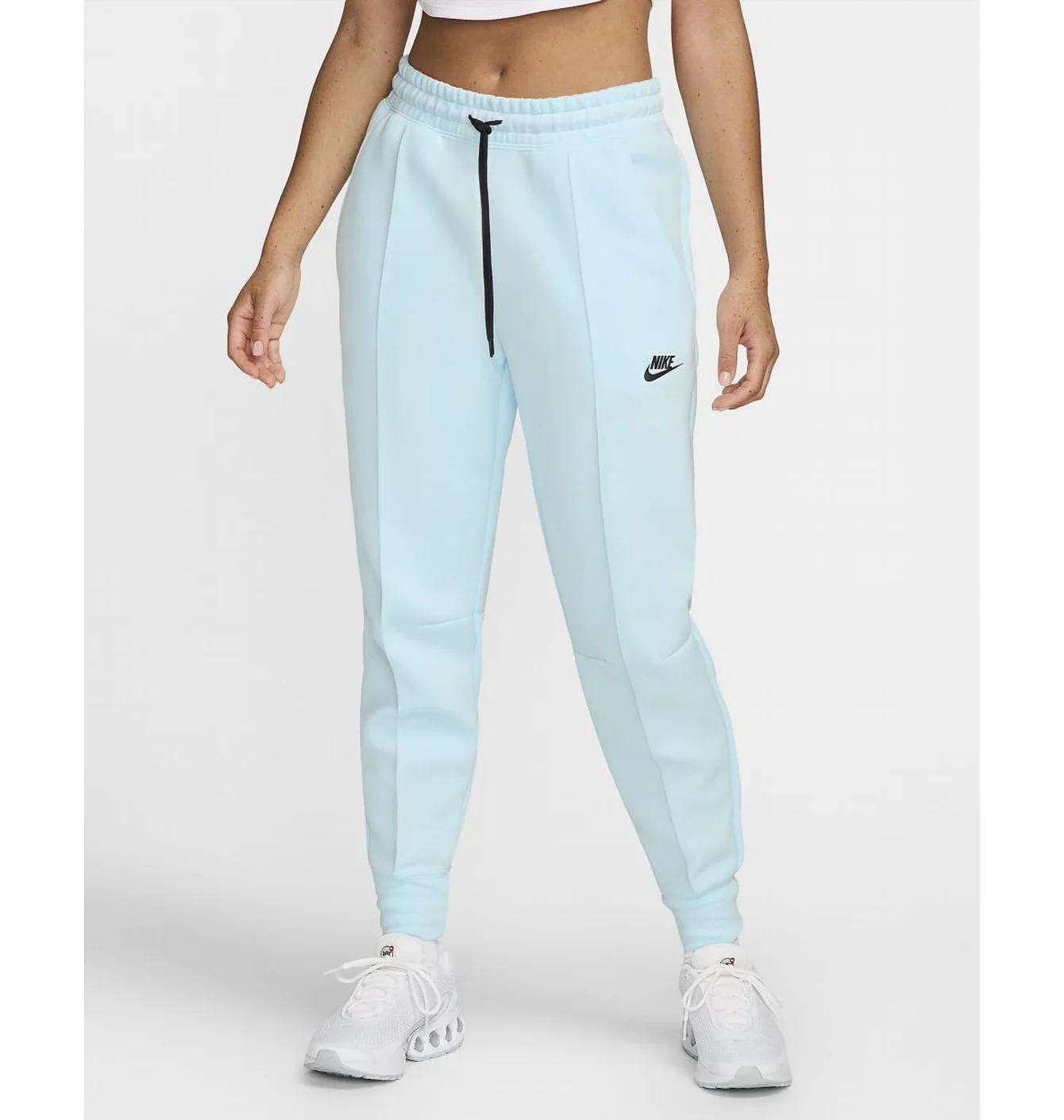 Штани жіночі Nike Sportswear Tech Fleece Mid-Rise Joggers Light Blue FB8330-474