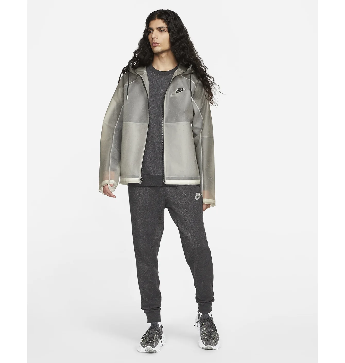 Куртка чоловіча Nike Mens Hooded Tpu Jacket Grey DM5608-012