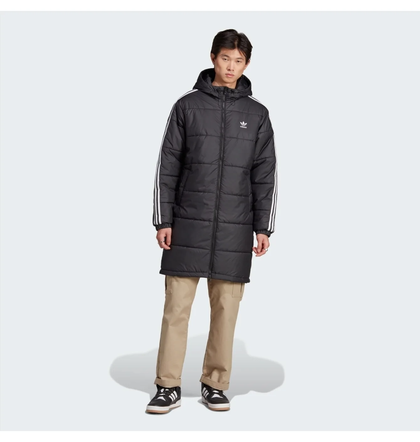 Парка чоловіча Adidas Adicolor Long Jacket Black HZ0684