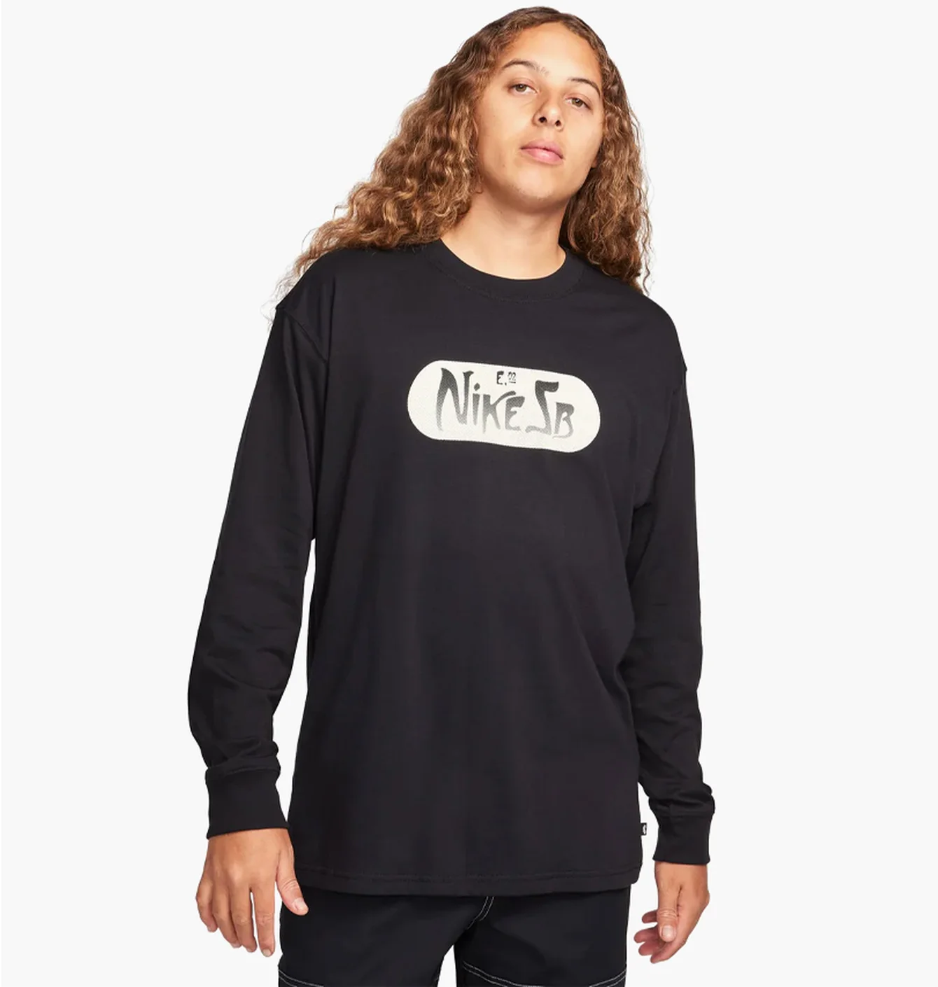 Лонгслів чоловічий Nike Sb Max 90 Skate Long Sleeve Black FQ3715-010