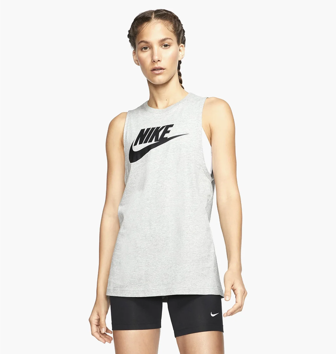 Майка жіноча Nike Womens Muscle Tank Grey CW2206-063