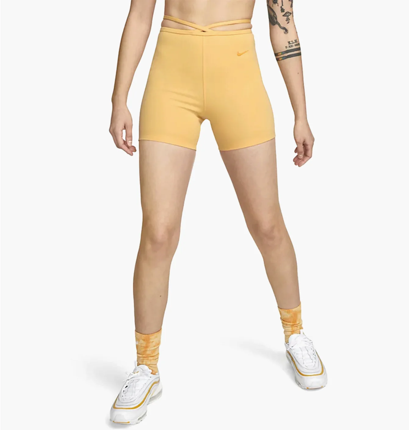 Шорти жіночі Nike W Nsw Evrdy Mod Hr Bike Short Yellow DV7928-795