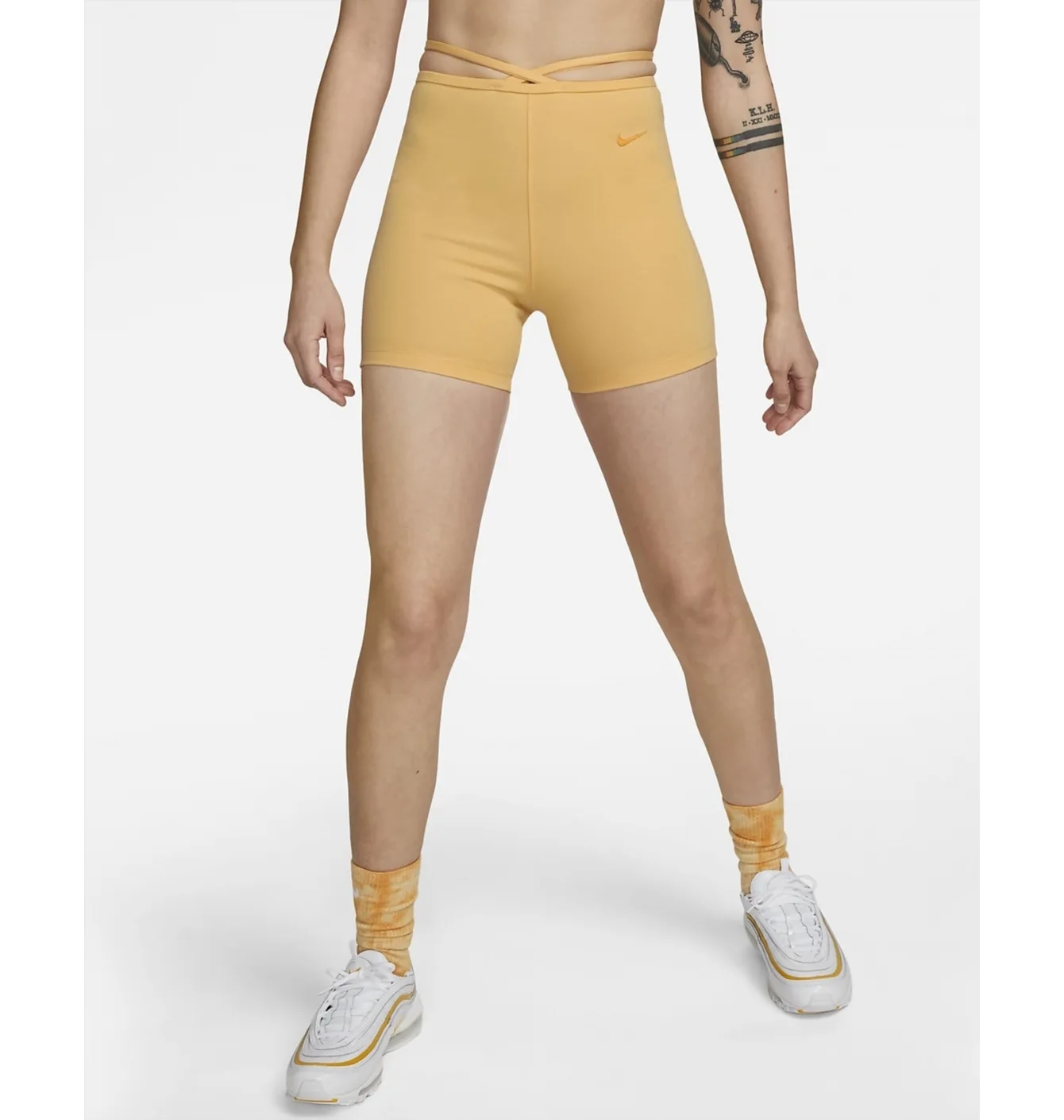 Шорти жіночі Nike W Nsw Evrdy Mod Hr Bike Short Yellow DV7928-795