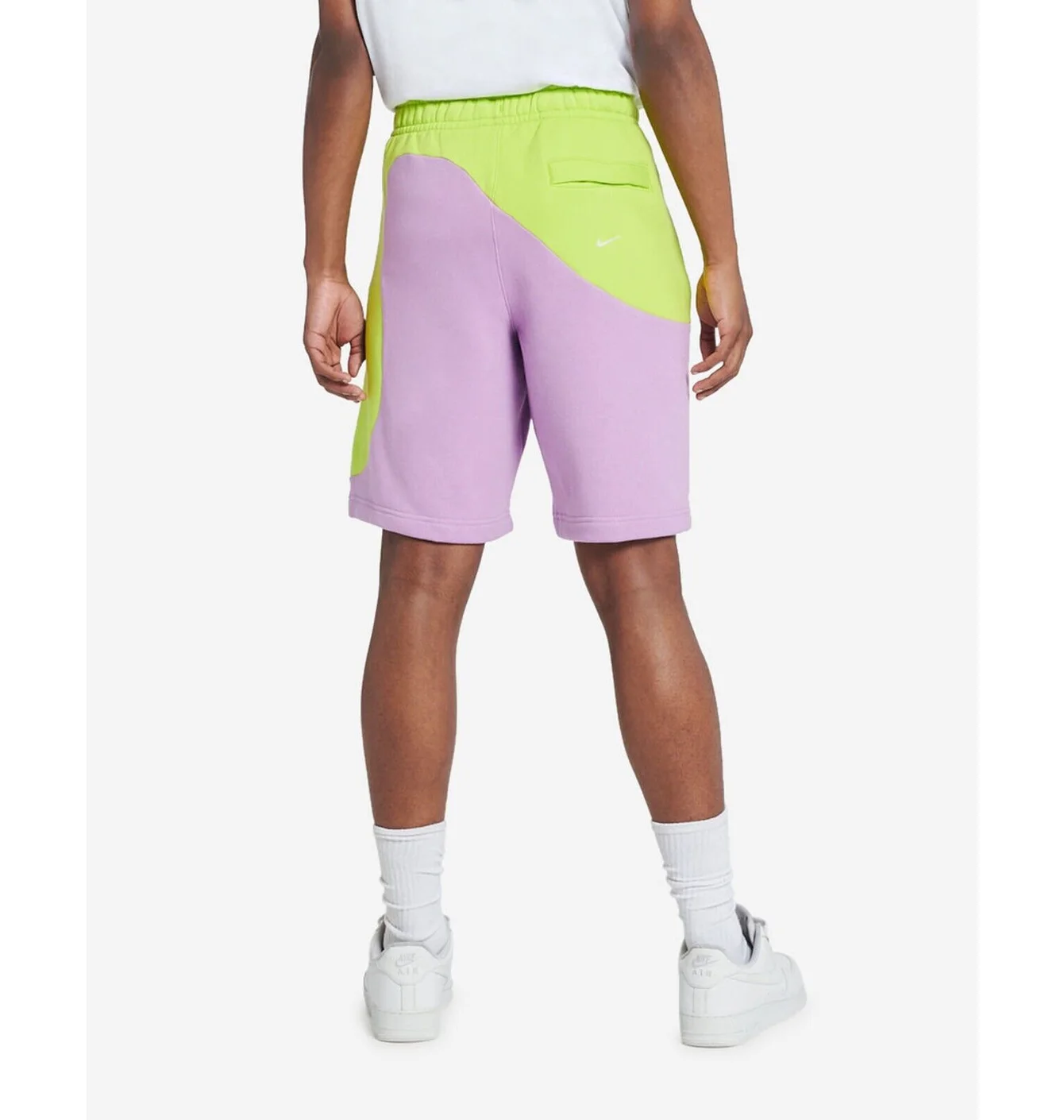 Шорти чоловічі Nike Club Fleece Color Clash Shorts Pink/Grey DR9856-321