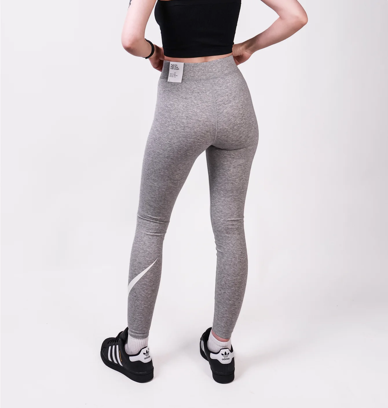 Легінси жіночі Nike Sportswear Classics High-Waisted Graphic Leggings Grey DV7795-063