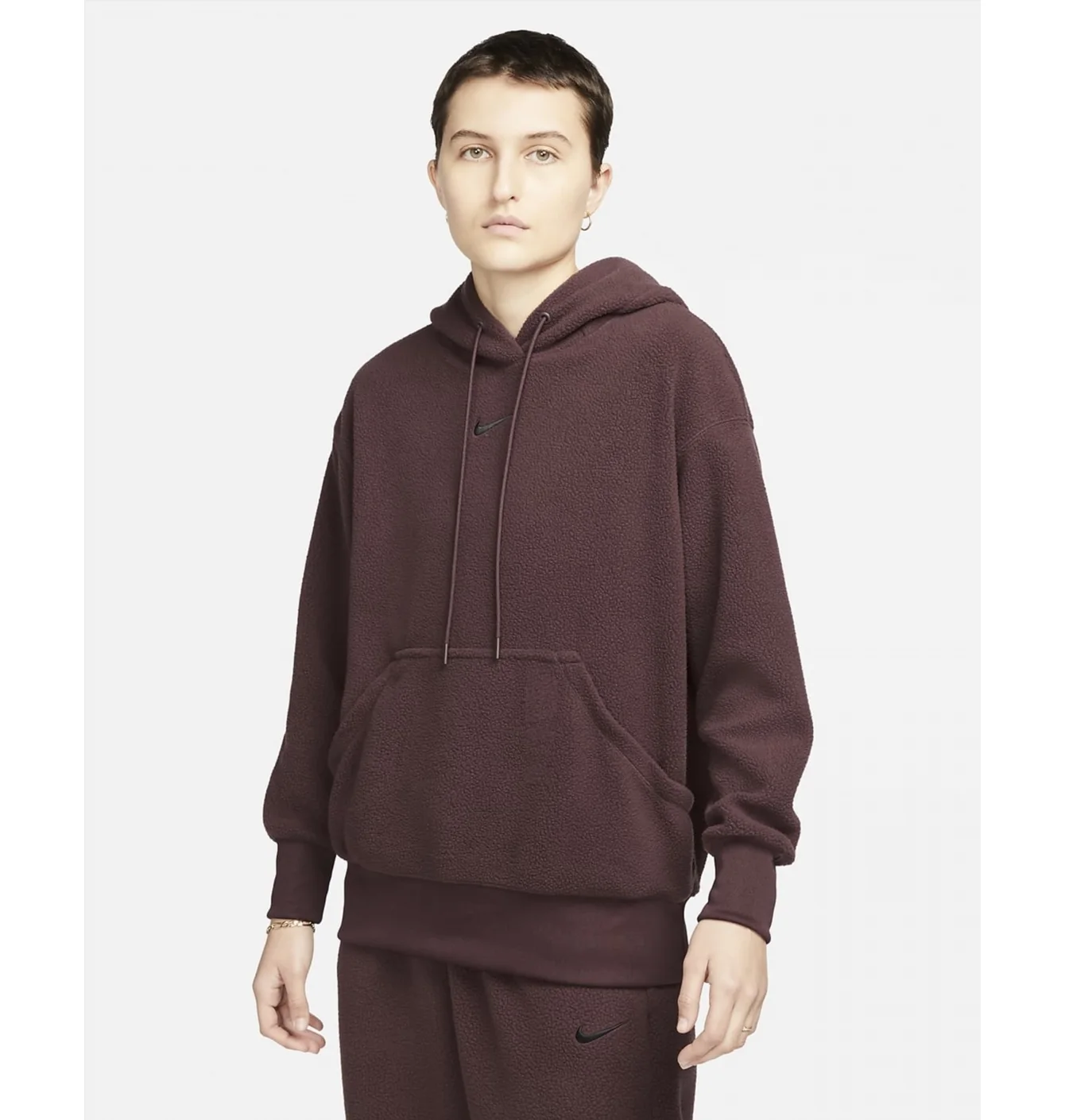 Худі жіноче Nike Sportswear Plush Brown Dq6840-652