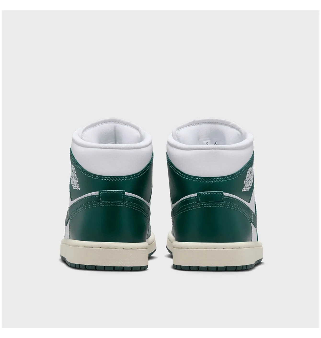 Кросівки жіночі Air Jordan 1 Mid White/Green BQ6472-133