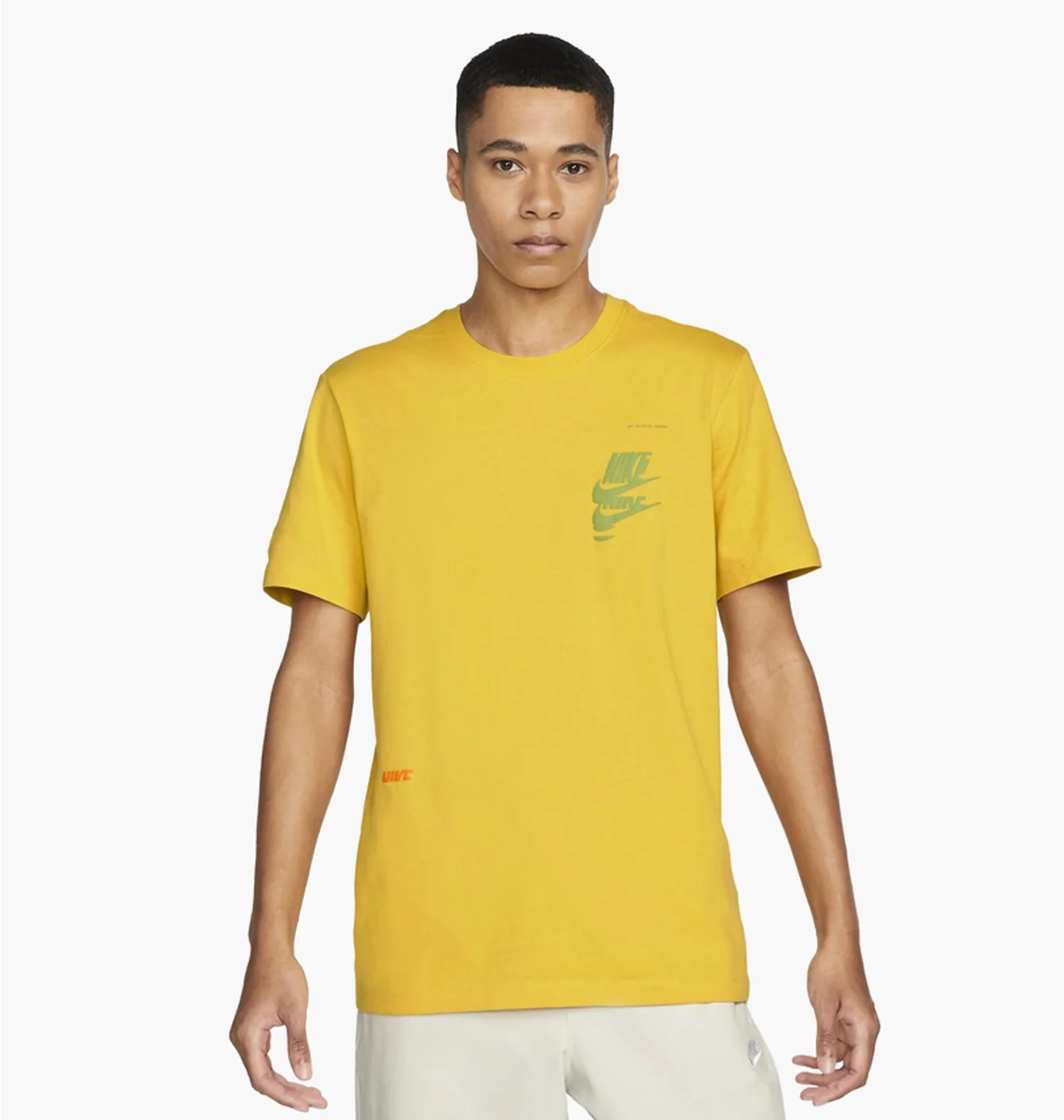 Футболка чоловіча Nike M Nsw Tee Ess+Sprt 2 Yellow Dm6379-709