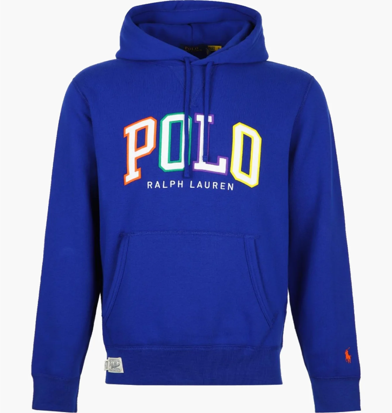 Худі чоловіче Ralph Lauren Fleece Logo Hoodie Blue 710890190003
