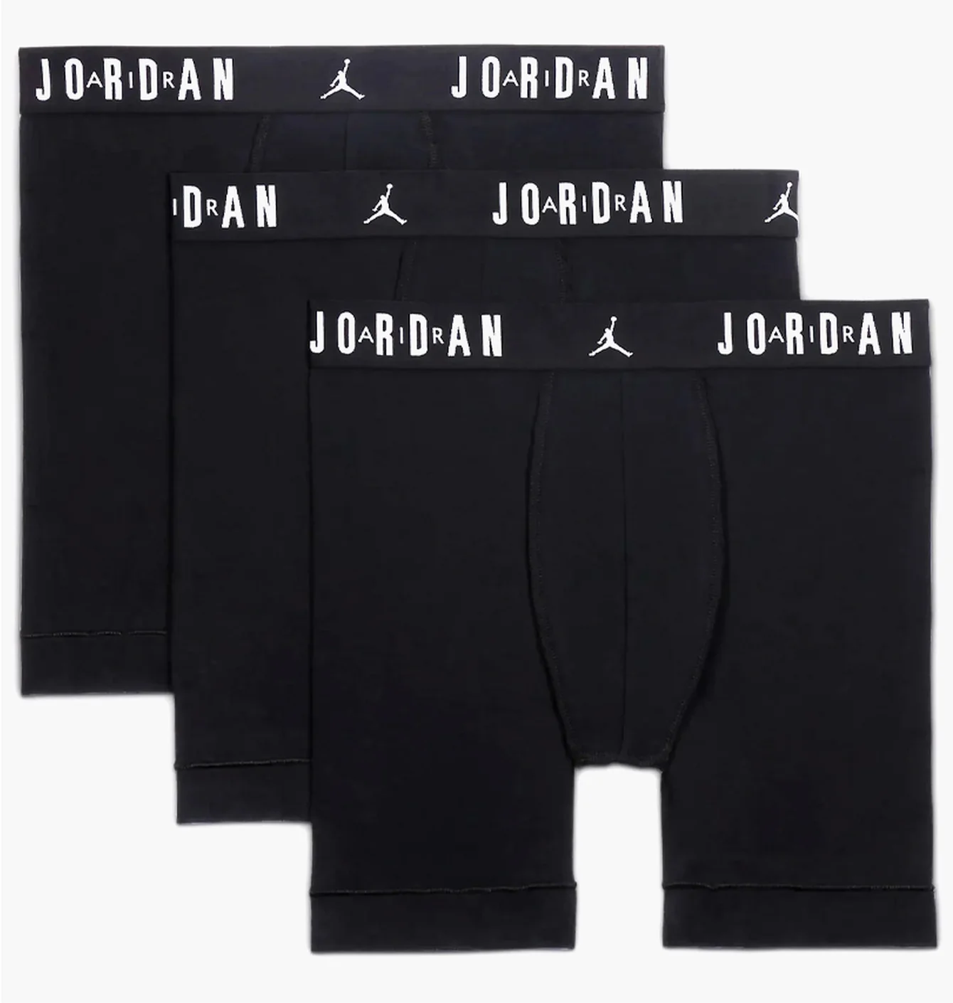 Труси чоловічі Air Jordan Flight Cotton Core Boxer Brief Black (3 шт) JM0622-023