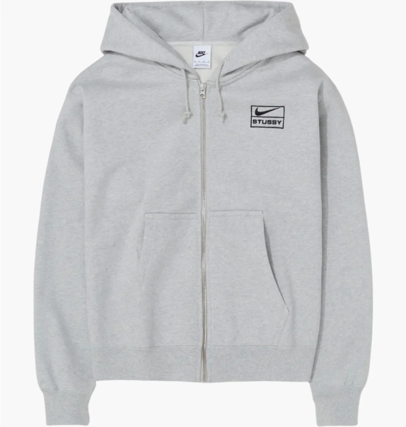 Толстовка унісекс Nike X Stussy Fleece Grey FJ9181-050