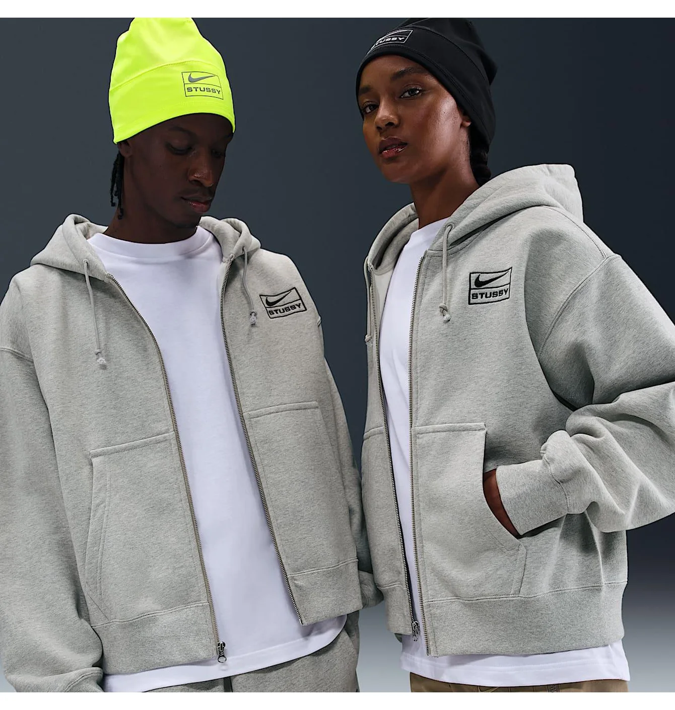 Толстовка унісекс Nike X Stussy Fleece Grey FJ9181-050