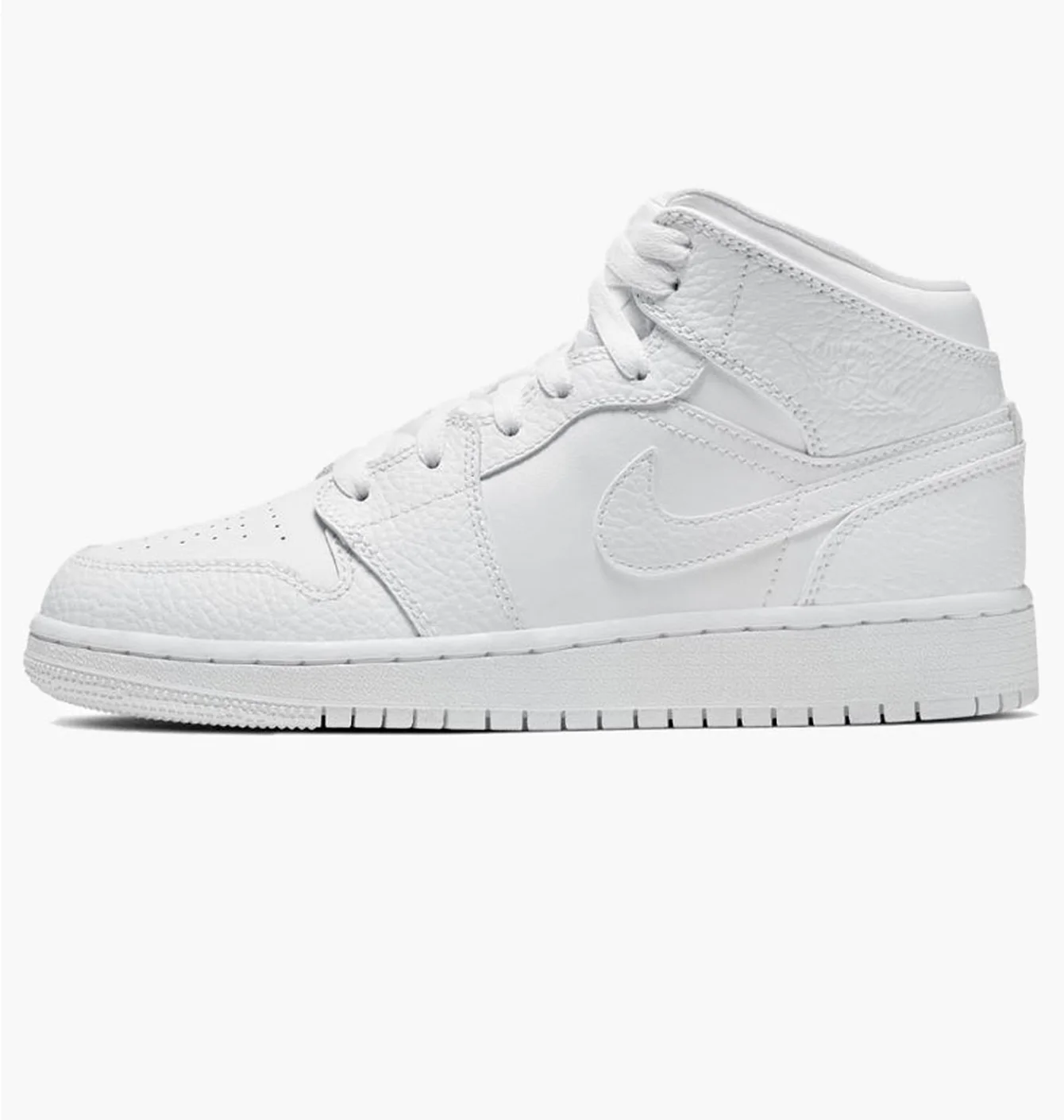 Кросівки дитячі Air Jordan Air 1 Mid Bg White 554725-130