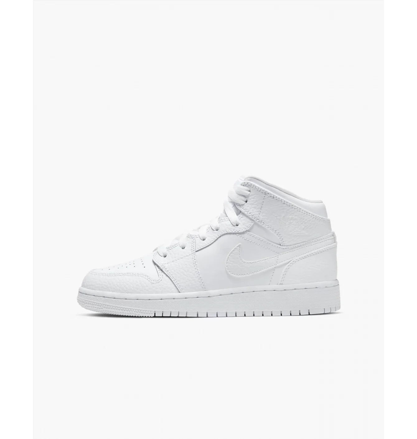 Кросівки дитячі Air Jordan Air 1 Mid Bg White 554725-130