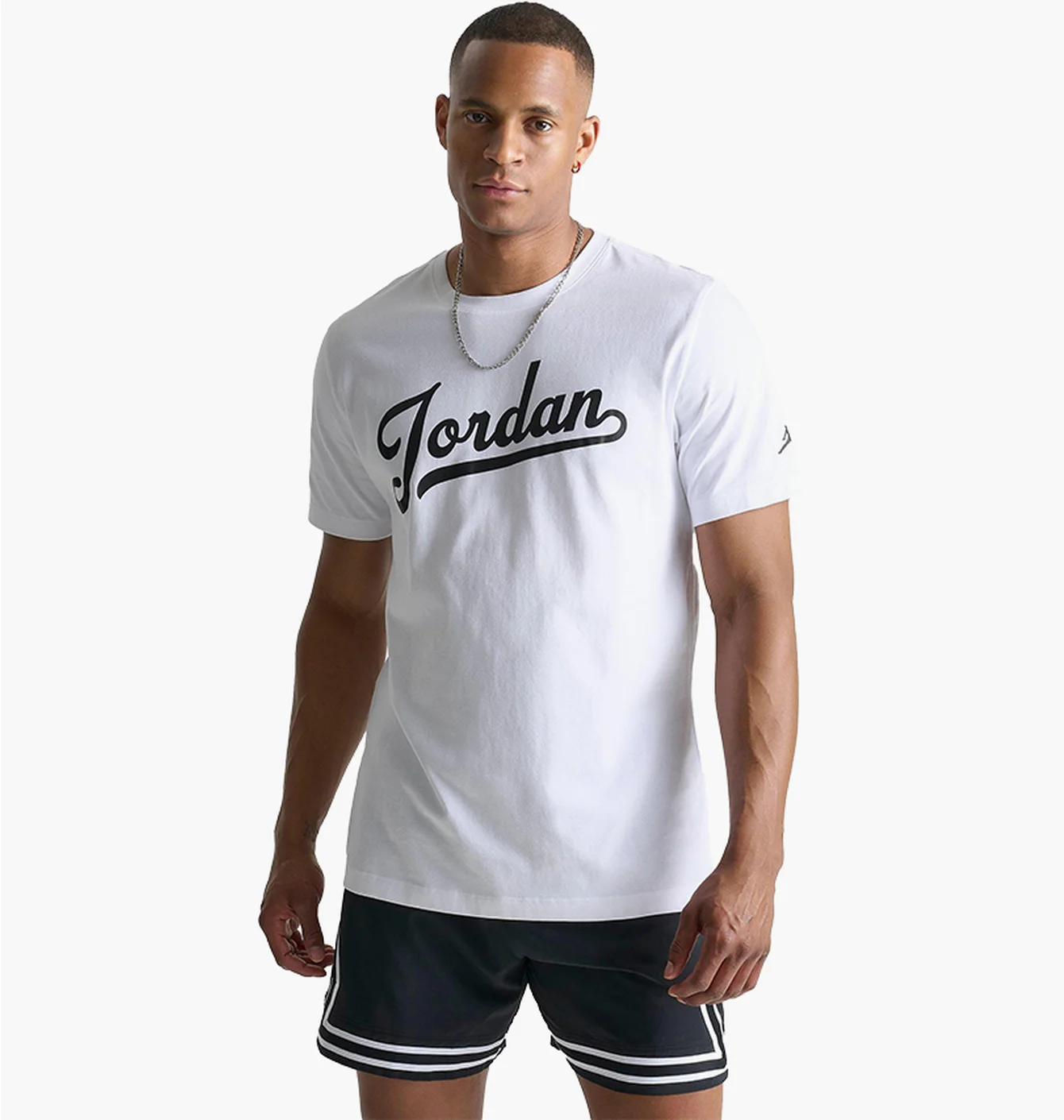 Футболка чоловіча Air Jordan Flight Mvp Cursive T-Shirt White FN5958-100