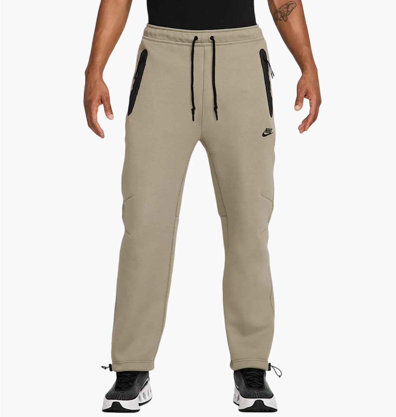 Штани чоловічі Nike Tech Fleece Open-Hem Beige HJ6533-320