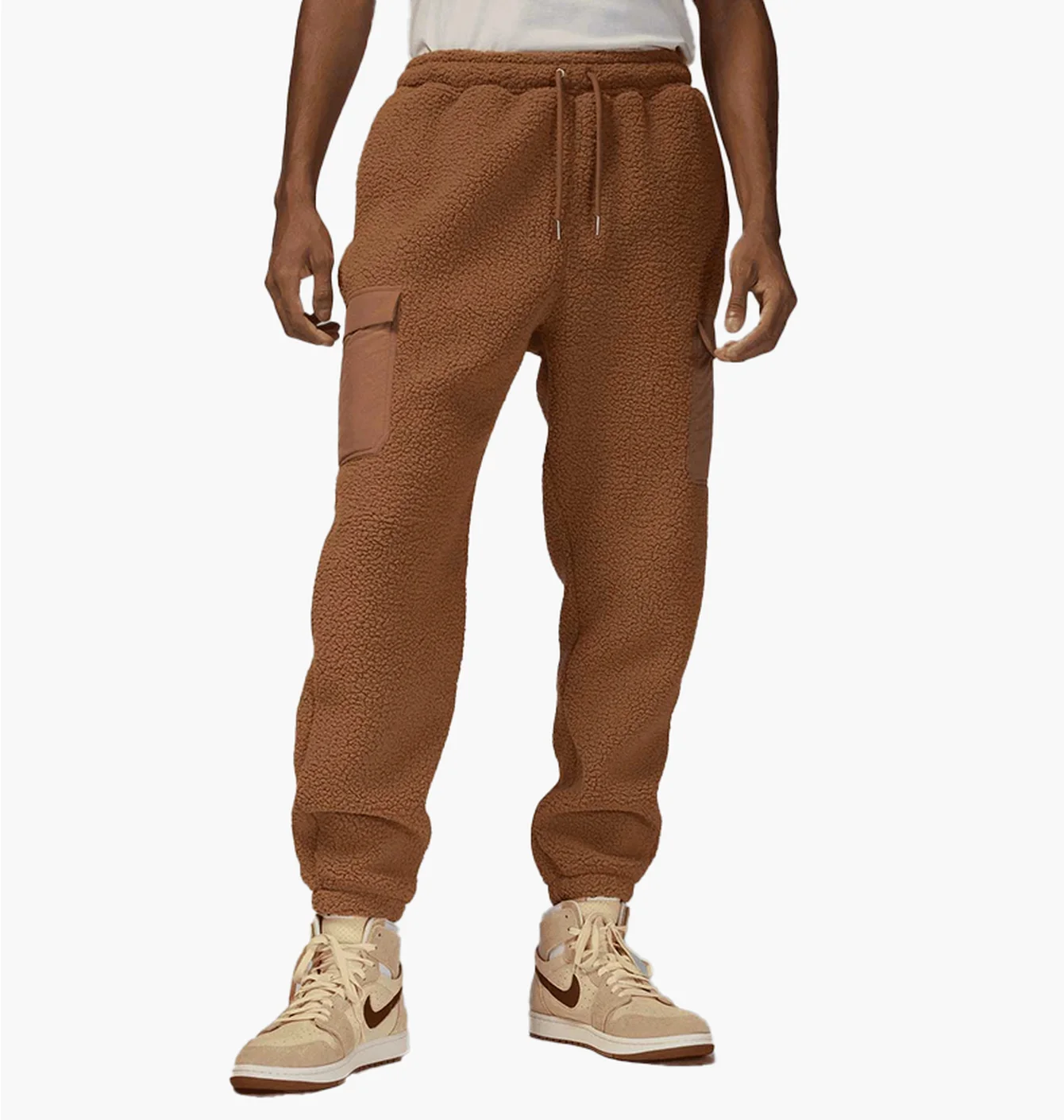 Штани чоловічі Air Jordan Flight Sherpa Brown FV7450-223