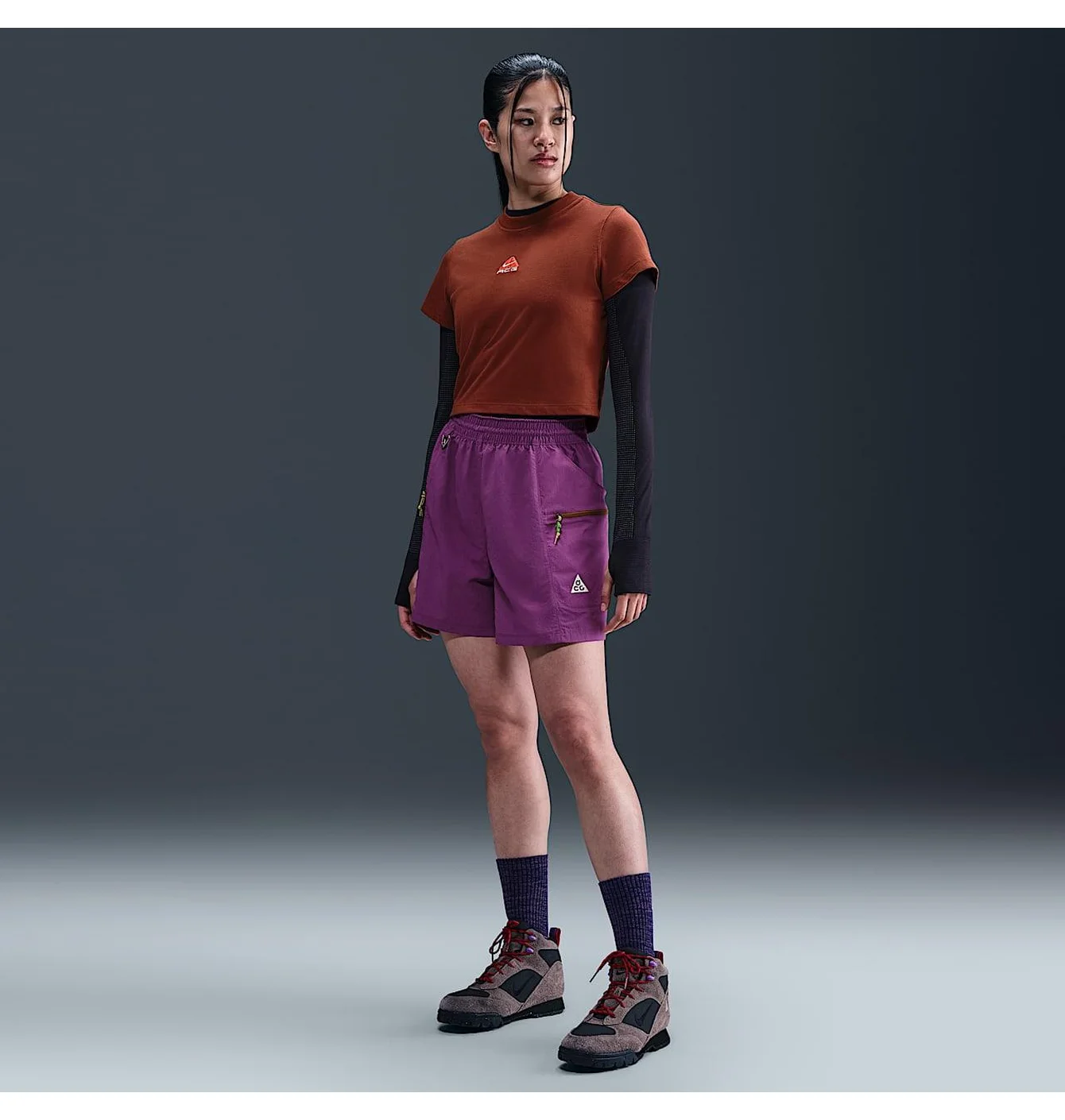 Шорти жіночі Nike Acg Violet HV6387-505