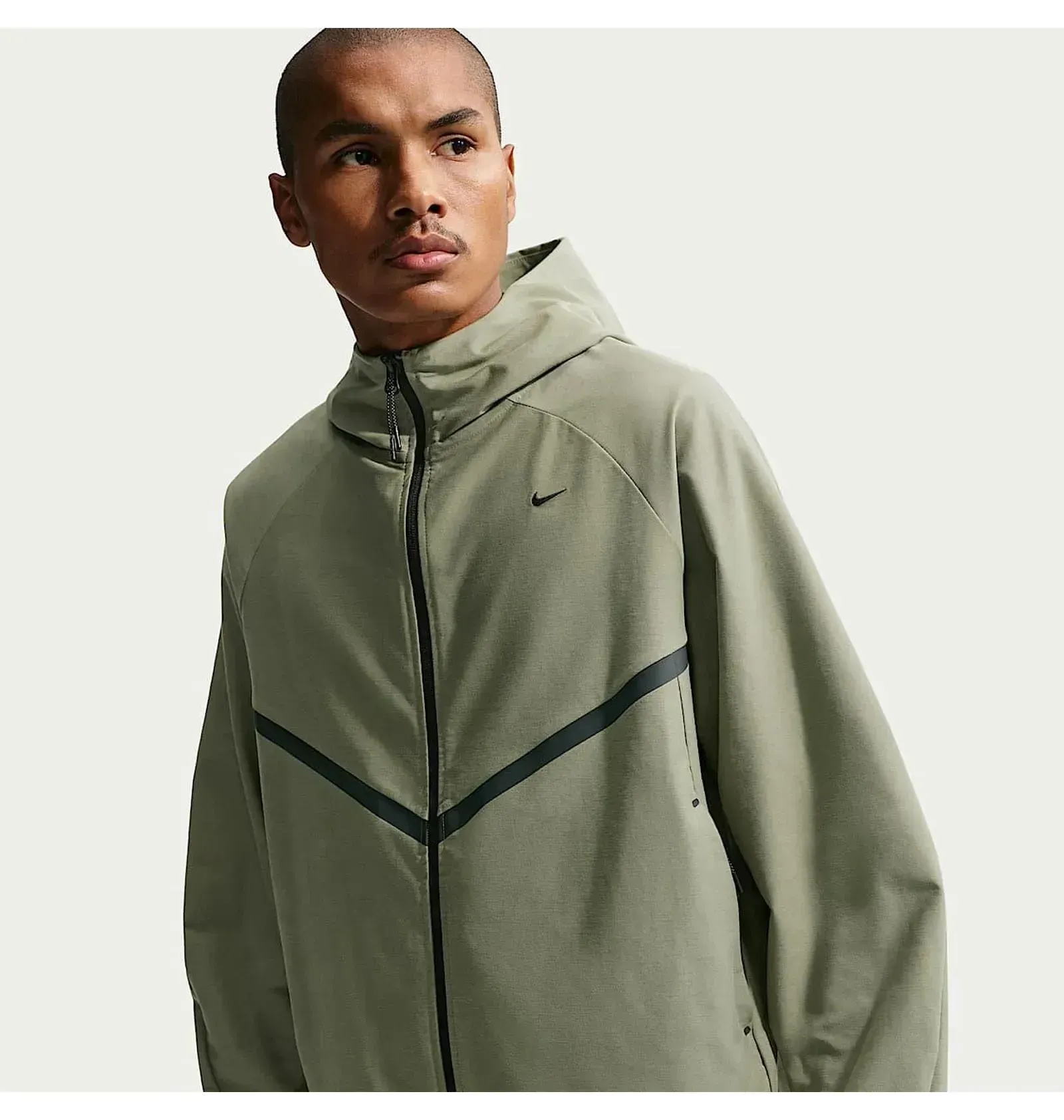 Куртка чоловіча Nike Tech Shori Knit Full-Zip Windrunner Olive (IF1345-328)