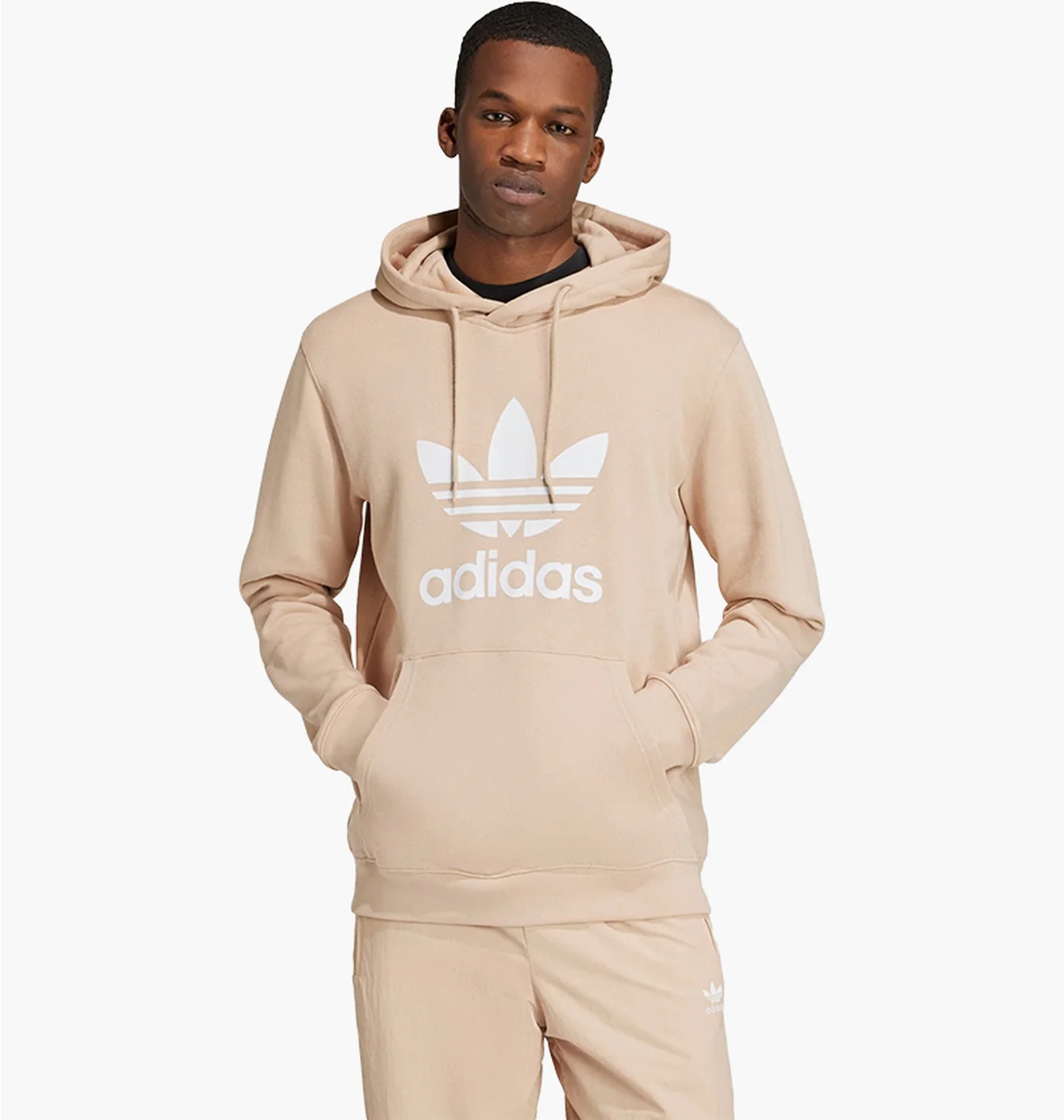 Худі чоловіче Adidas Adicolor Classics Trefoil Beige IZ2359