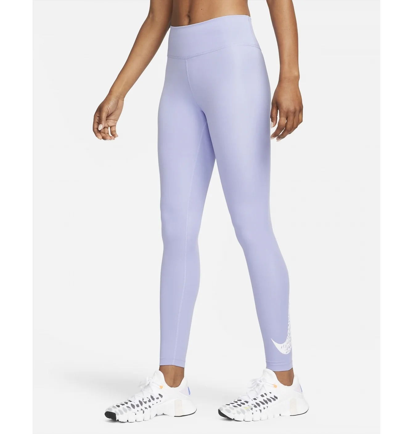 Легінси жіночі Nike Swoosh Run Leggings Light Blue DM7767-569