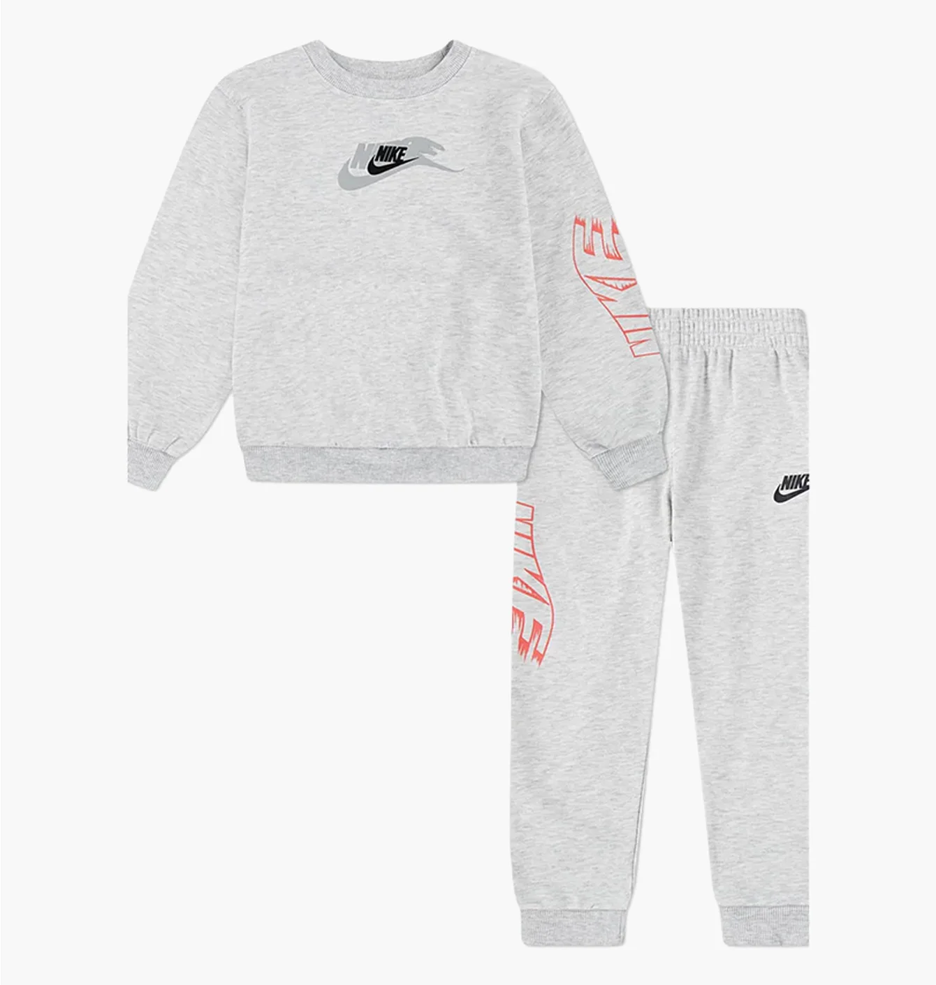 Спортивний костюм дитячий Nike On The Move Crew Set Grey 86M727-X58