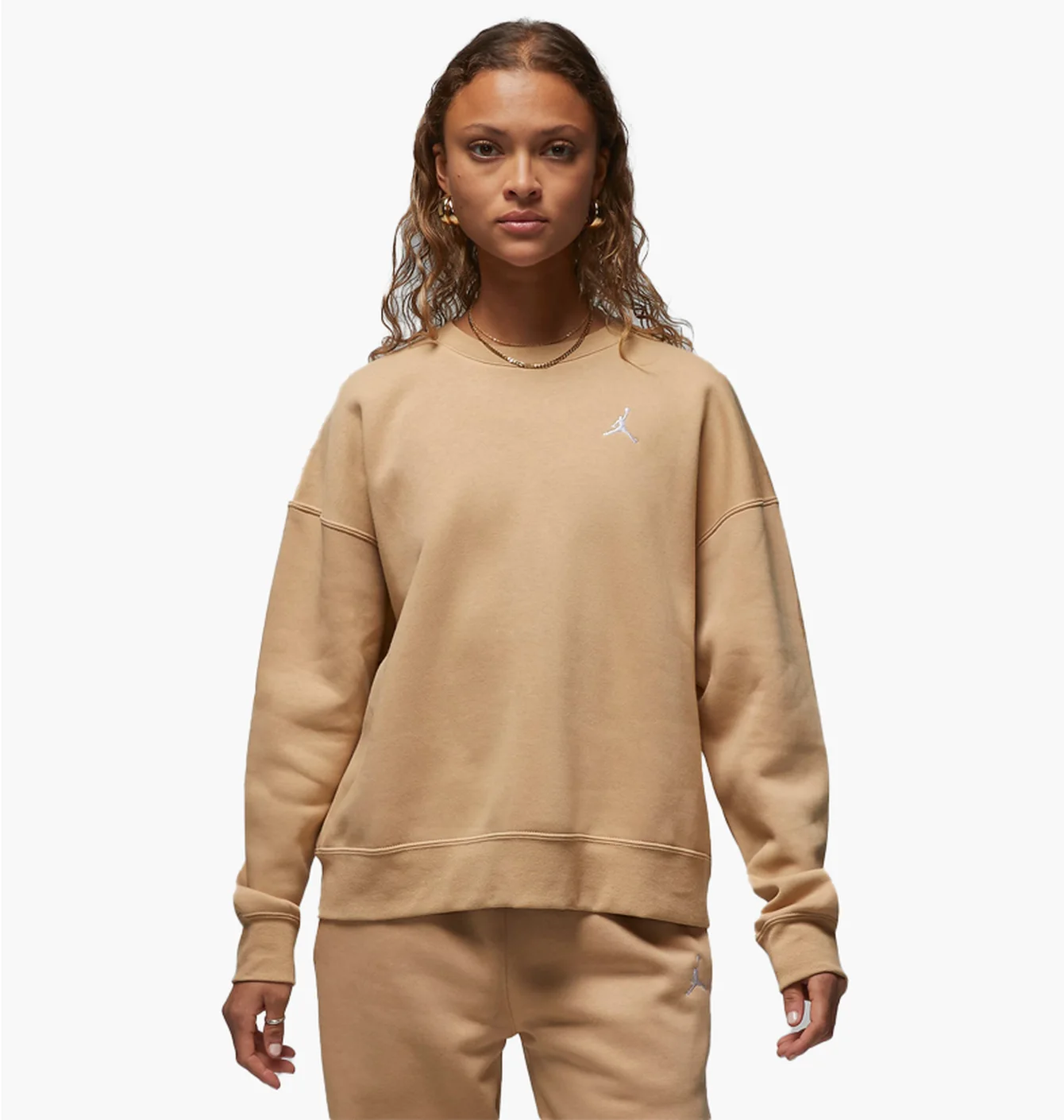 Світшот жіночий Air Jordan Brooklyn Fleece Beige FN4491-277