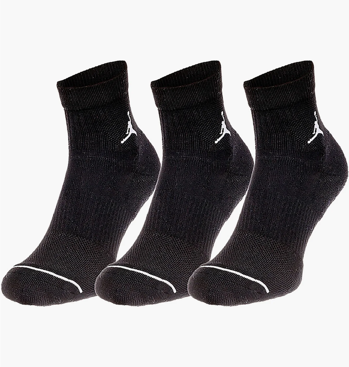 Шкарпетки унісекс Air Jordan J Ed Cush Poly Ankle 144 Black (3 пари) DX9655-010